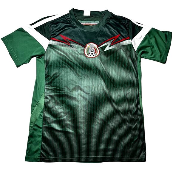 Mexico National Soccer Team Green Jersey L. Andrade #1, '14, Size M, Adidas - Picture 1 of 7